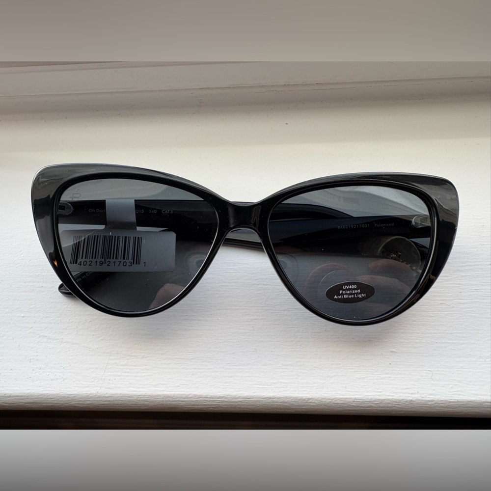 Prive Revaux Black Polarized Blue light sunglasses NWT
